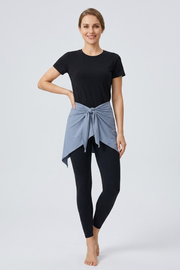 Women's Asymmetrical Wrap Tennis Skirt for Yoga, Running and Activewear