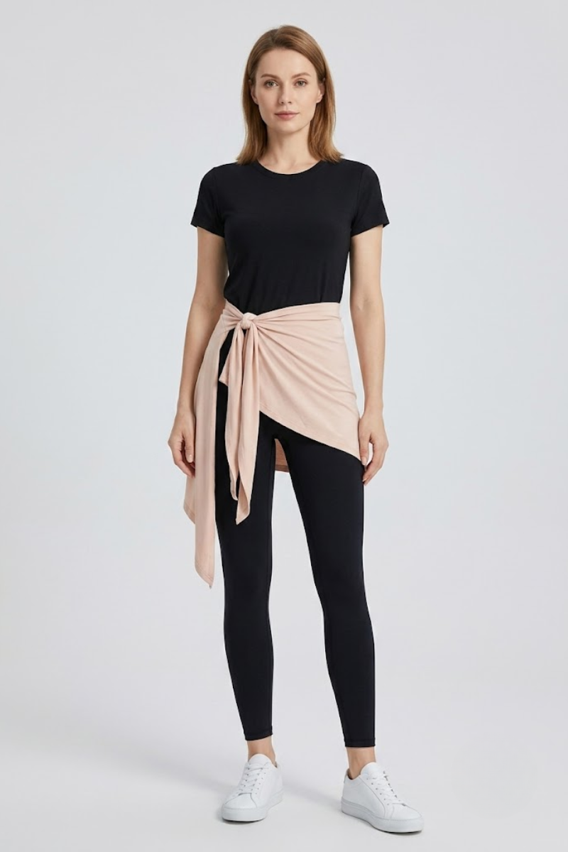 Women's Asymmetrical Wrap Tennis Skirt for Yoga, Running and Activewear