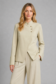 Women's Blazer Jacket – Long Sleeve Office and Casual Outfit