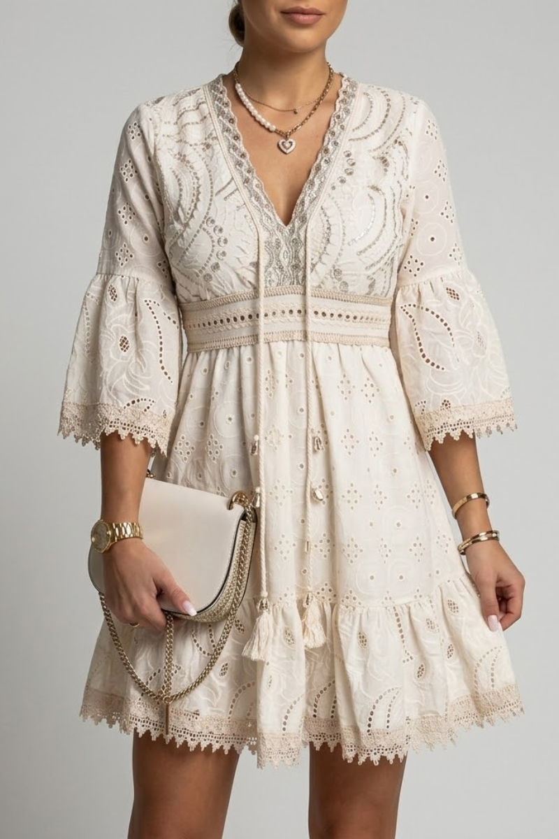 Women's Boho Ibiza Maxi Dress for Summer Holidays