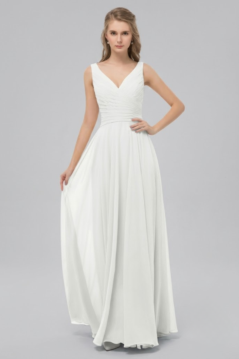 Women's Chiffon Maxi Evening Dress