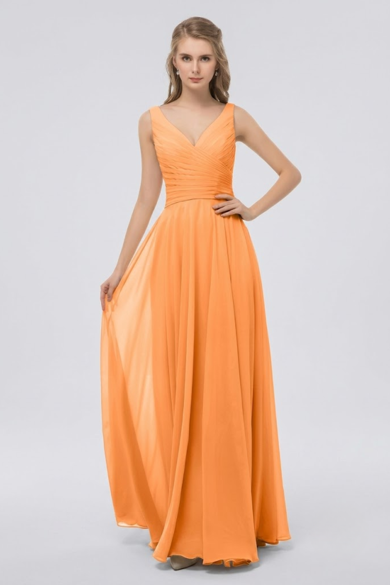 Women's Chiffon Maxi Evening Dress