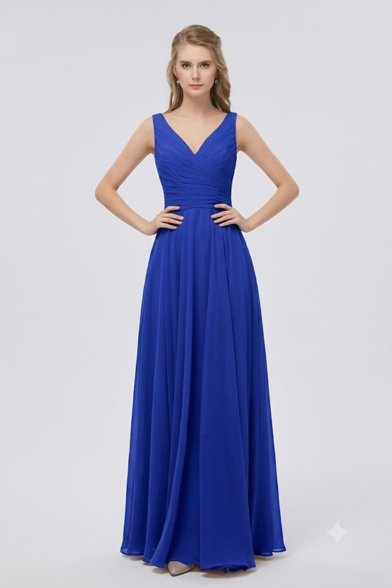 Women's Chiffon Maxi Evening Dress