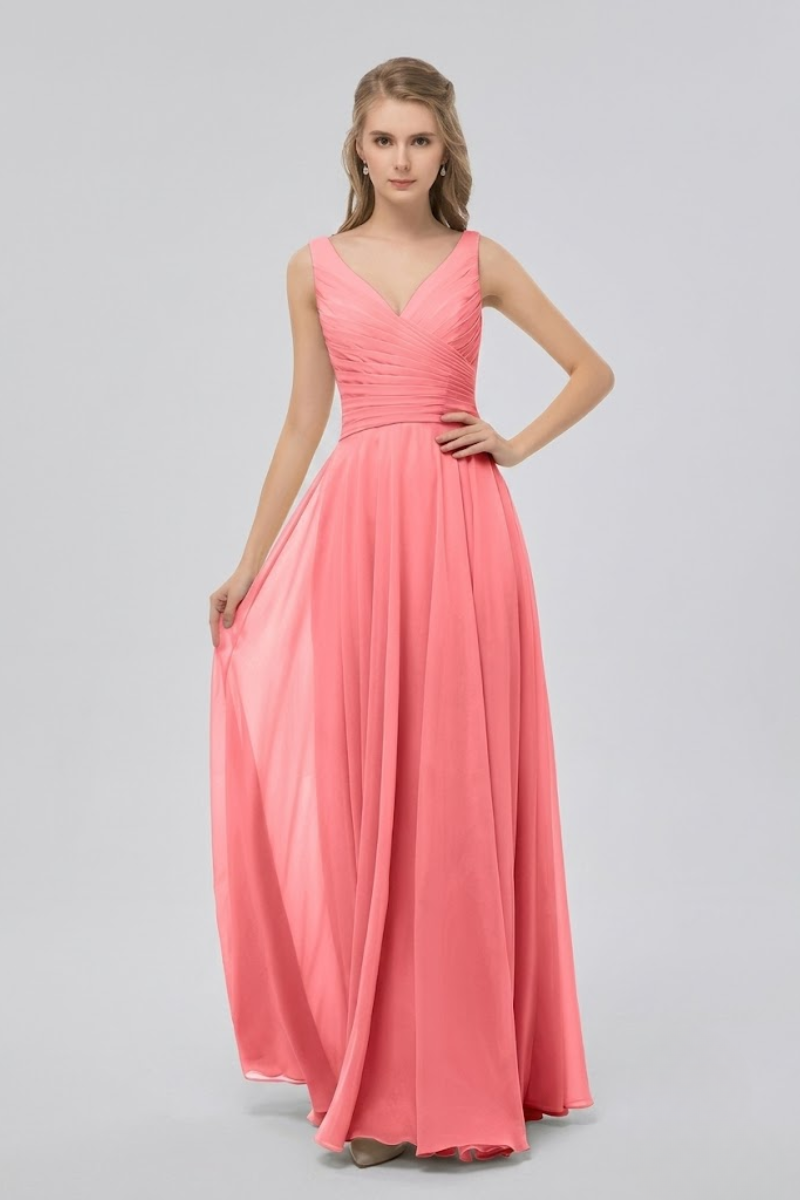 Women's Elegant Chiffon Maxi Dress
