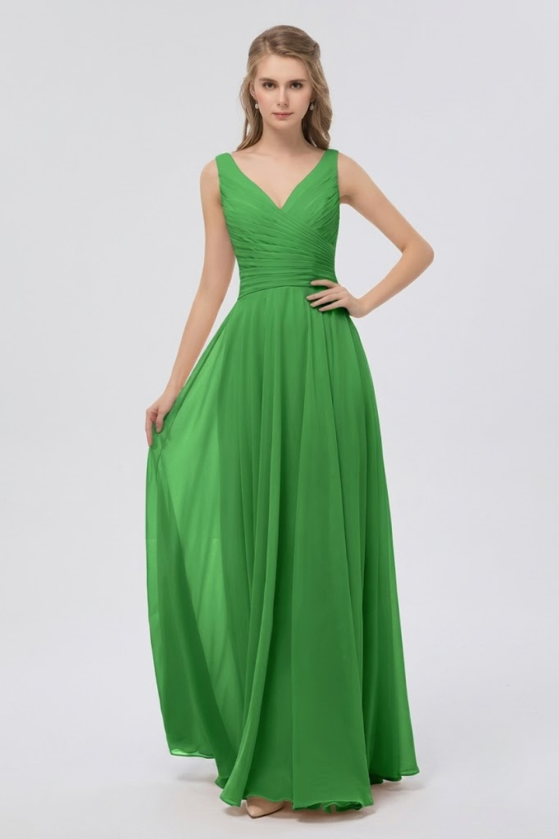 Women's Elegant Chiffon Maxi Dress