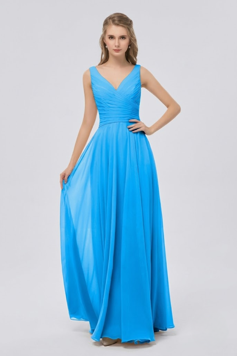 Women's Elegant Chiffon Maxi Dress
