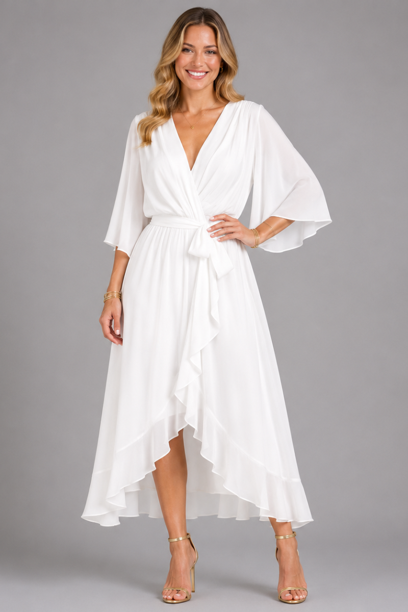 Women's Elegant Chiffon Maxi Evening Dress