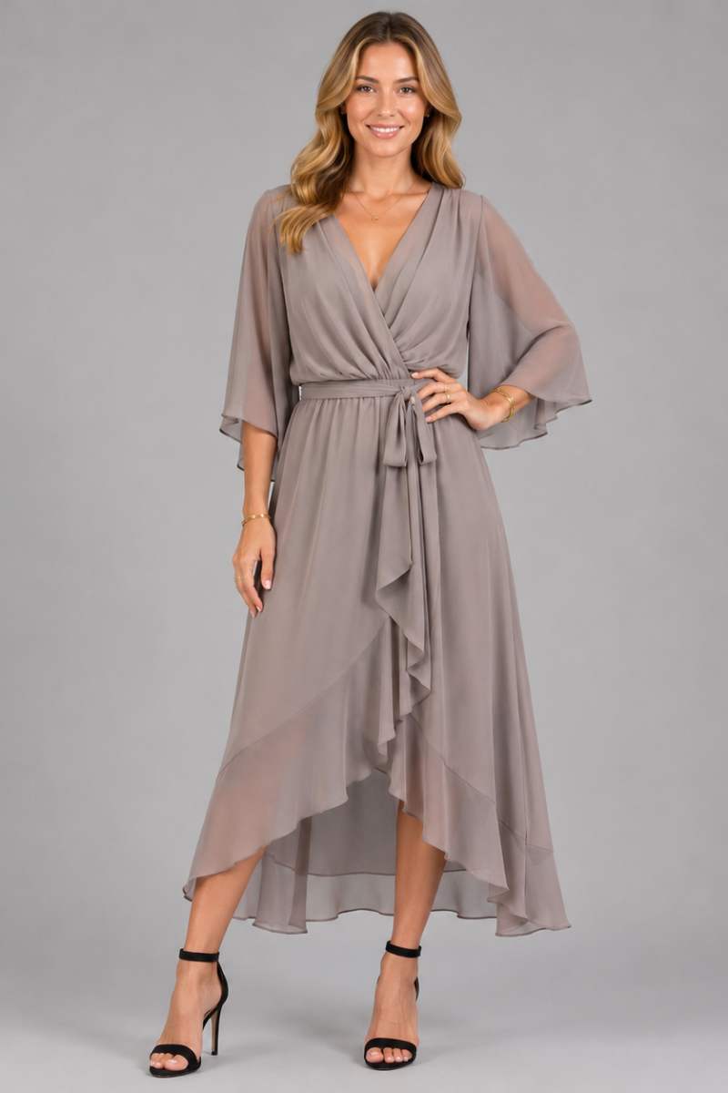 Women's Elegant Chiffon Maxi Evening Dress