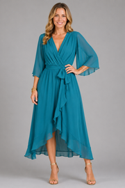 Women's Elegant Chiffon Maxi Evening Dress