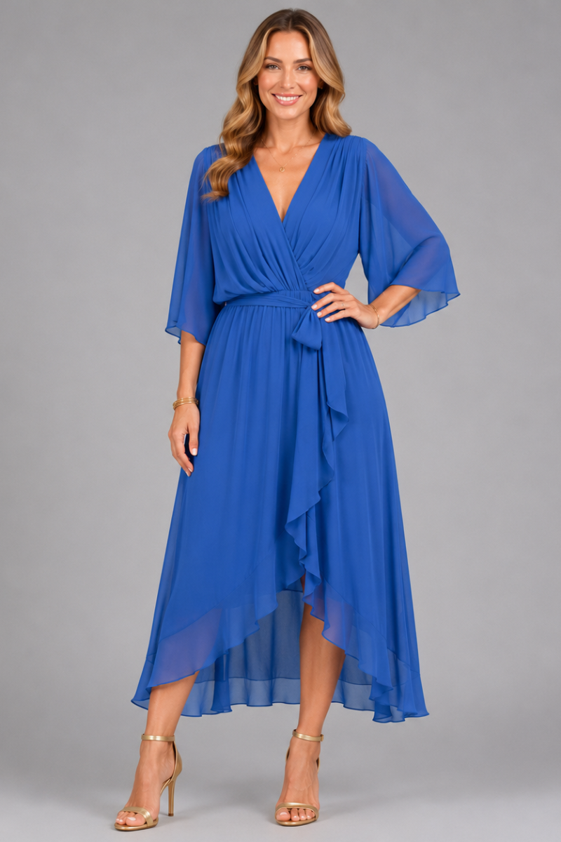 Women's Elegant Chiffon Maxi Evening Dress