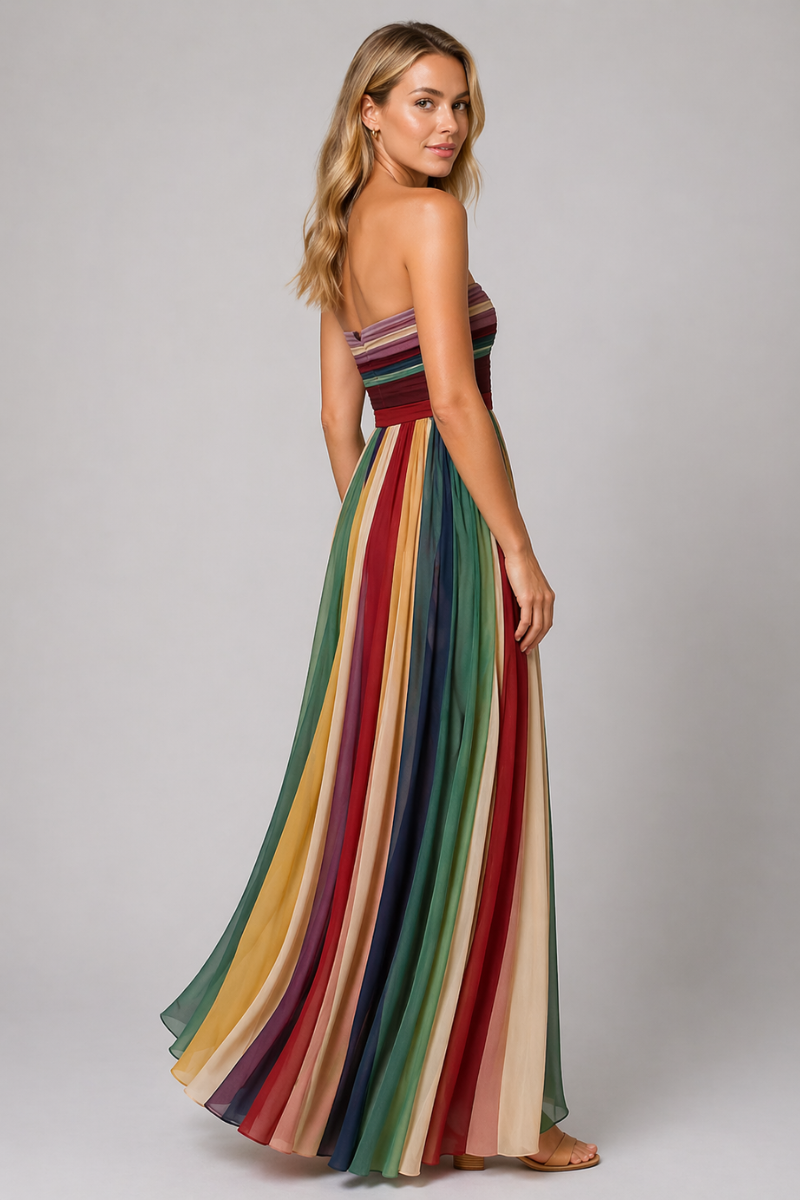 Women's Glam Maxi Dress - Holiday Evening Party Long Dress