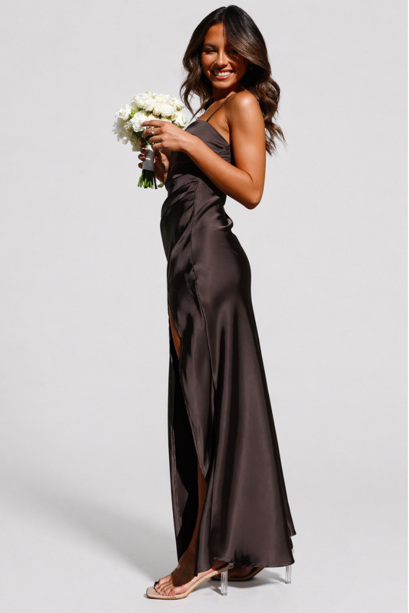 Women's Maxi Slip Dress - Side Split Evening Summer Dress