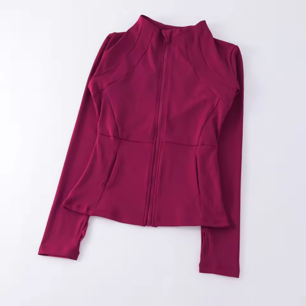 Women’s Lightweight Gym Pullover Jacket – Long Sleeve Training Top for Yoga and Running