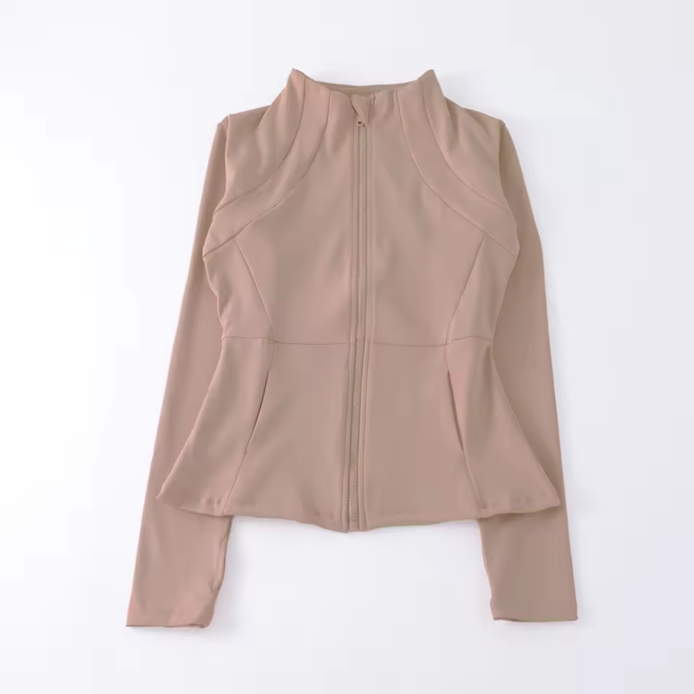 Women’s Lightweight Gym Pullover Jacket – Long Sleeve Training Top for Yoga and Running