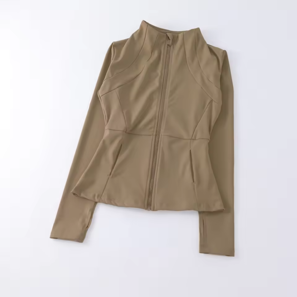 Women’s Lightweight Gym Pullover Jacket – Long Sleeve Training Top for Yoga and Running