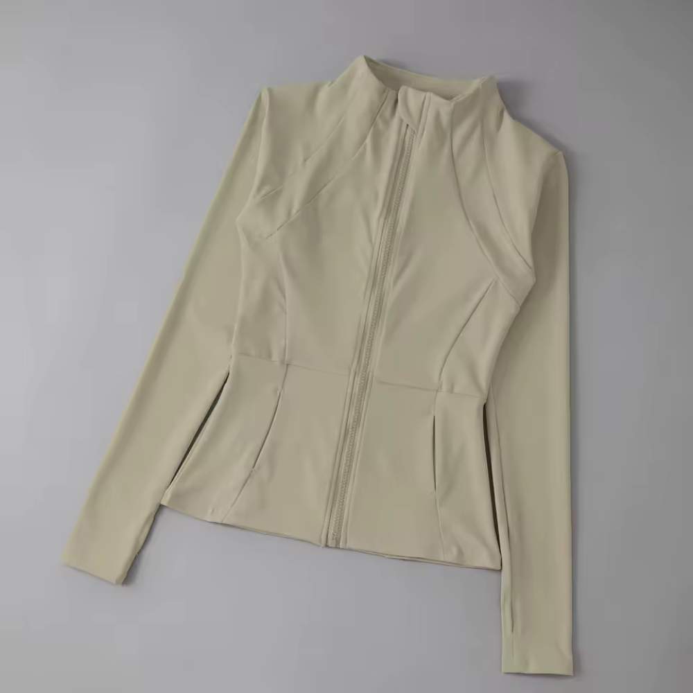 Women’s Lightweight Gym Pullover Jacket – Long Sleeve Training Top for Yoga and Running