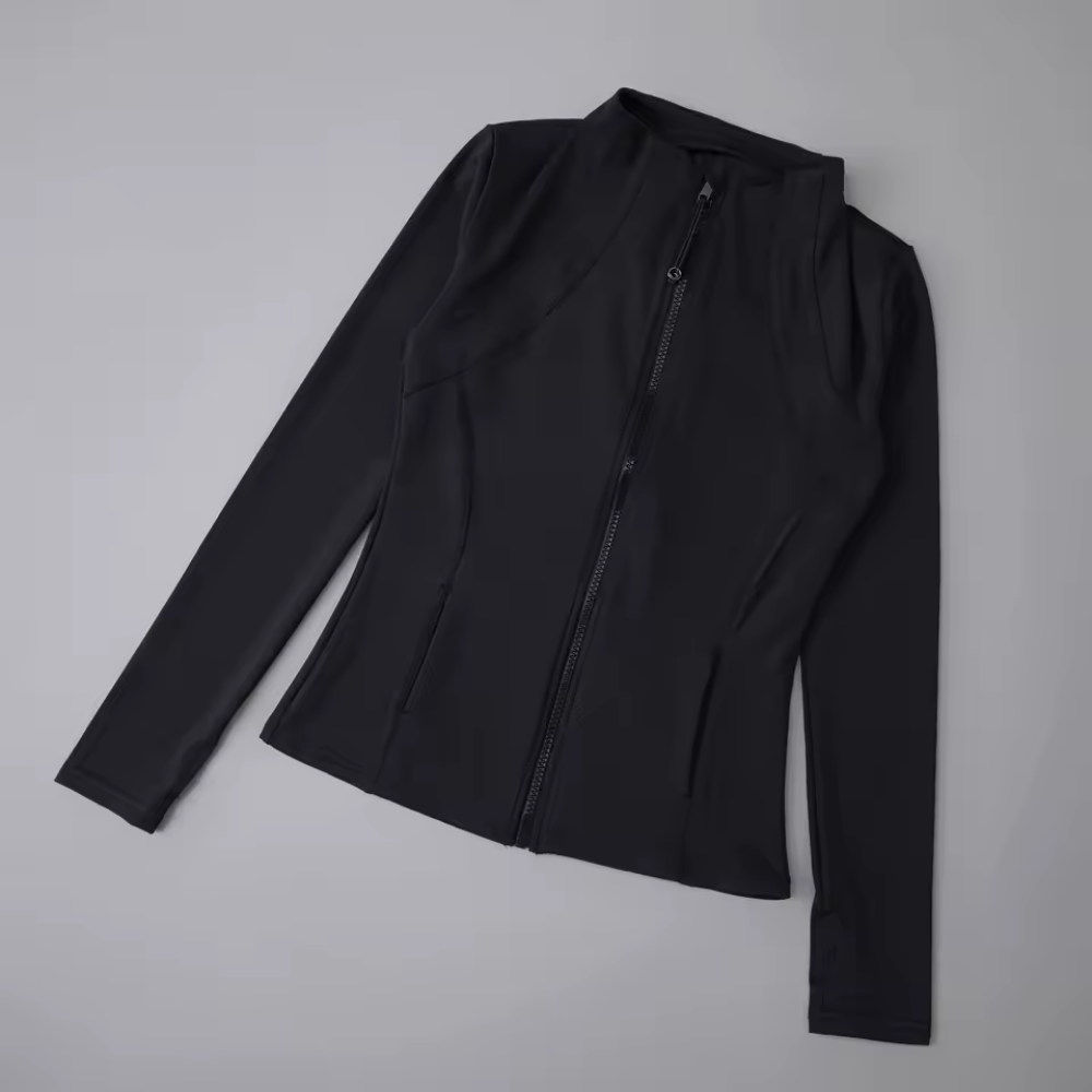 Women’s Lightweight Gym Pullover Jacket – Long Sleeve Training Top for Yoga and Running