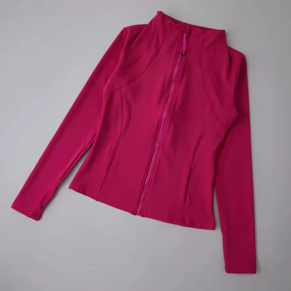 Women’s Lightweight Gym Pullover Jacket – Long Sleeve Training Top for Yoga and Running