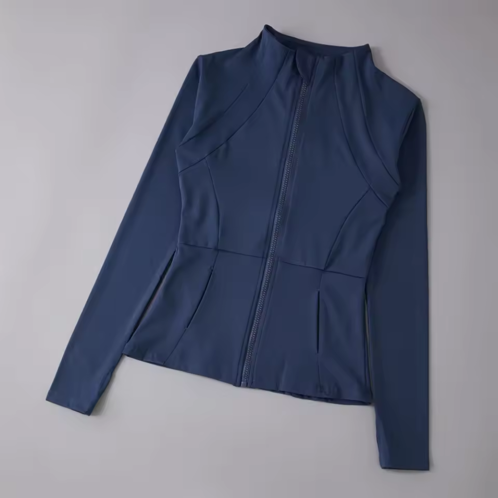 Women’s Lightweight Gym Pullover Jacket – Long Sleeve Training Top for Yoga and Running
