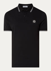 Stone Island S0018 Regular Fit Polo Shirt with Logo Embroidery