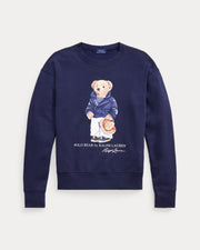 Polo Ralph Lauren Polo Bear Cotton-Blend Fleece Sweatshirt Navy Blue